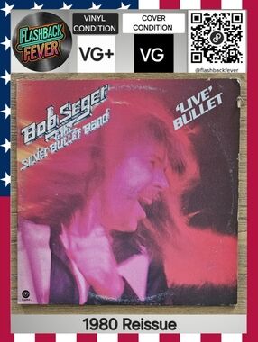 BOB SEGER•Live Bullet•1980 CA 2xLP (#SKBB-1 1 523) Capitol/EMI, Reissue